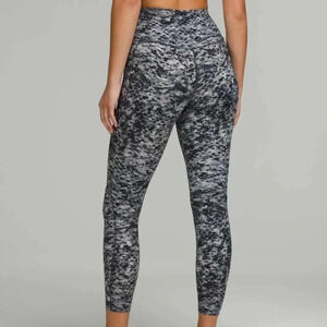 Lululemon Base Pace High Rise Tight Estuary  Grey Leggings Pants Size 4.